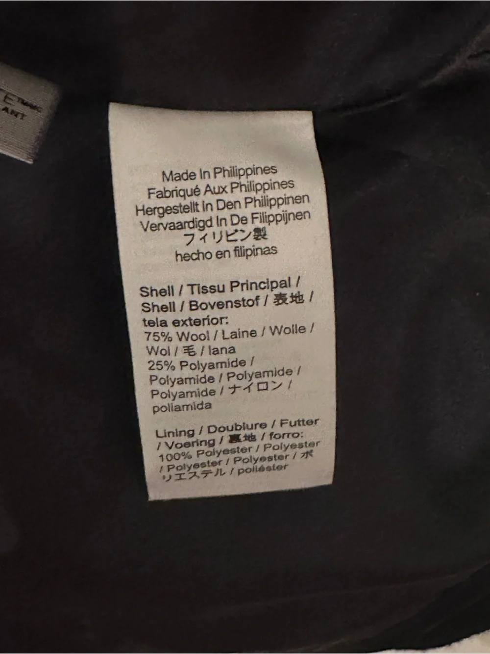 J. Crew measurements pit